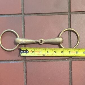 Loose Ring HOllow Mouth horse bit